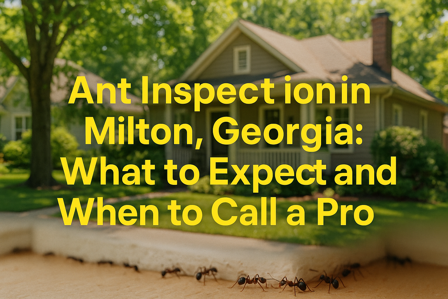 Ant Inspection in Milton