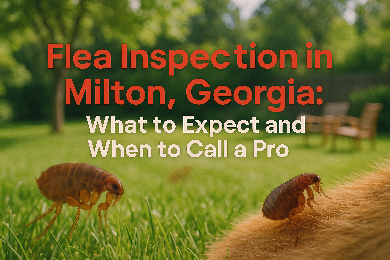 Flea Inspection in Milton GA