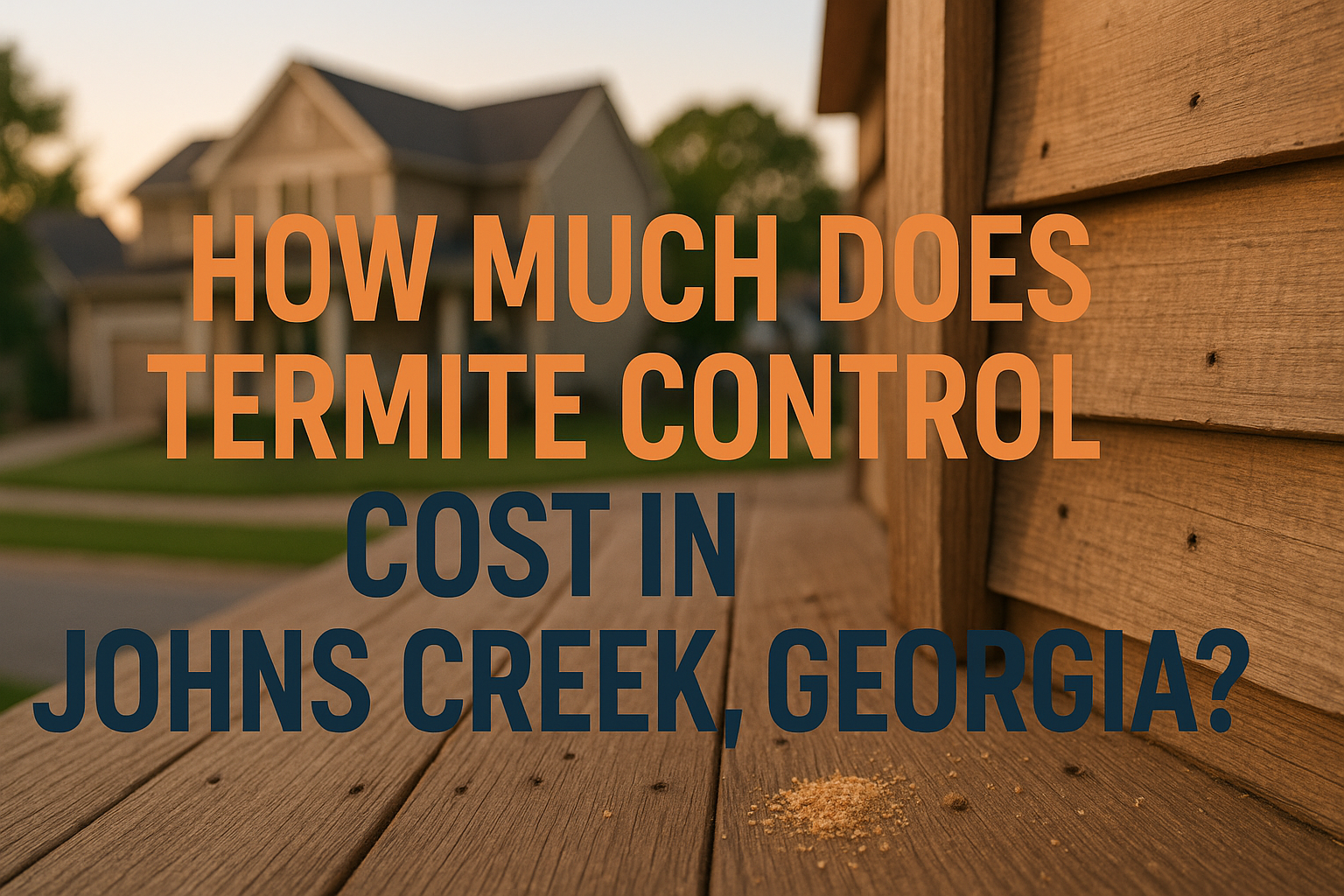 termite control cost in Johns Creek