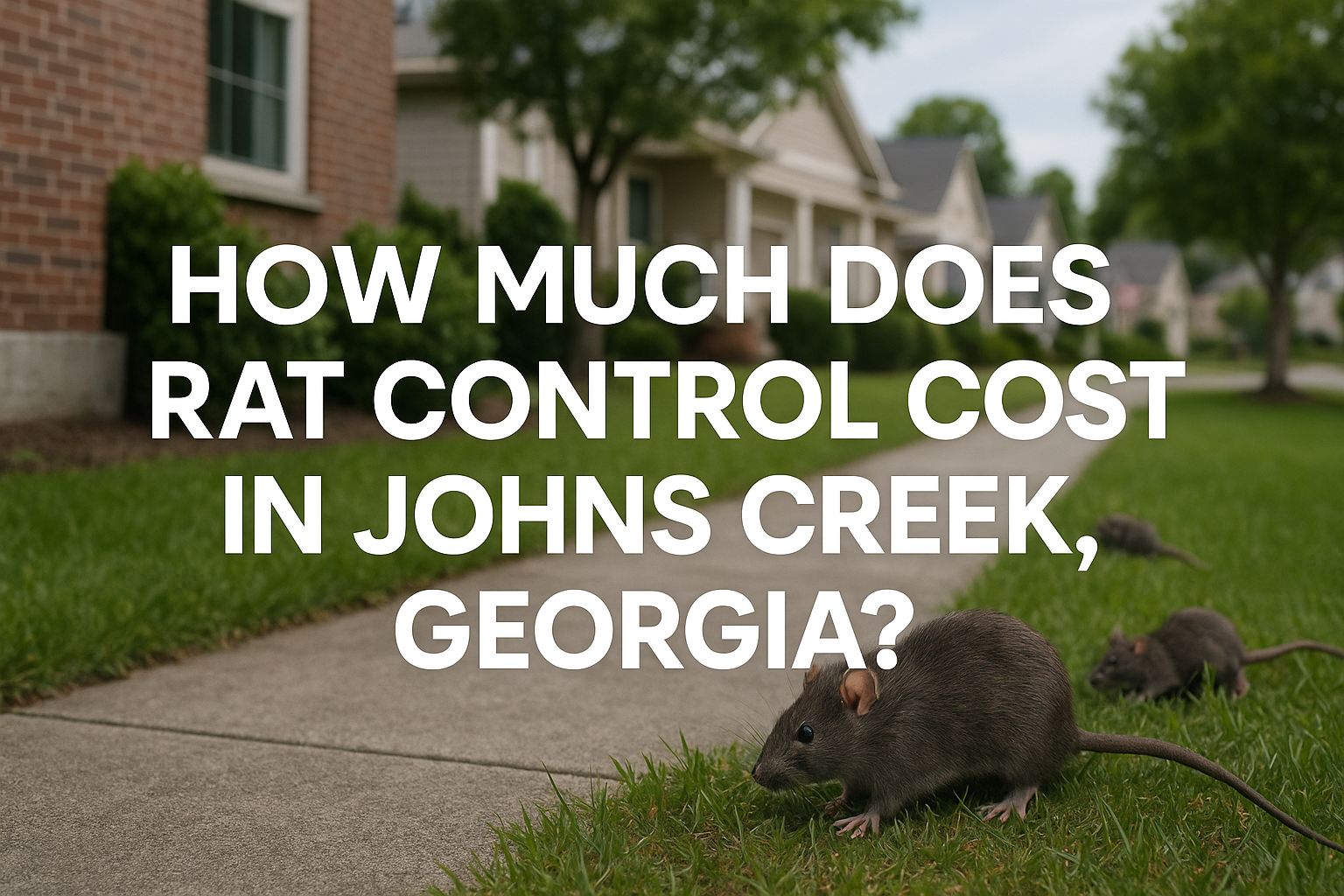 rat control cost in Johns Creek