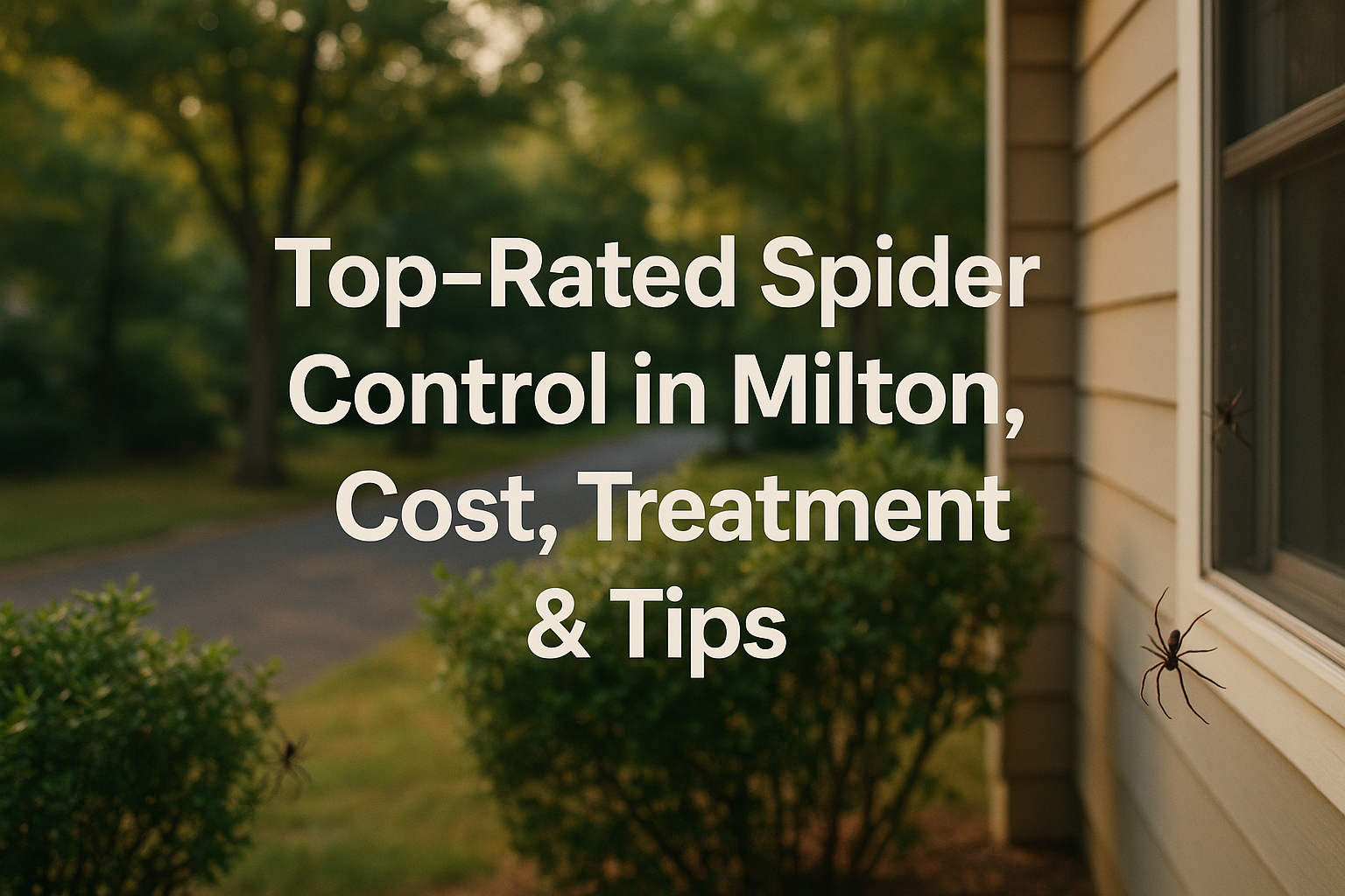 Spider Control in Milton