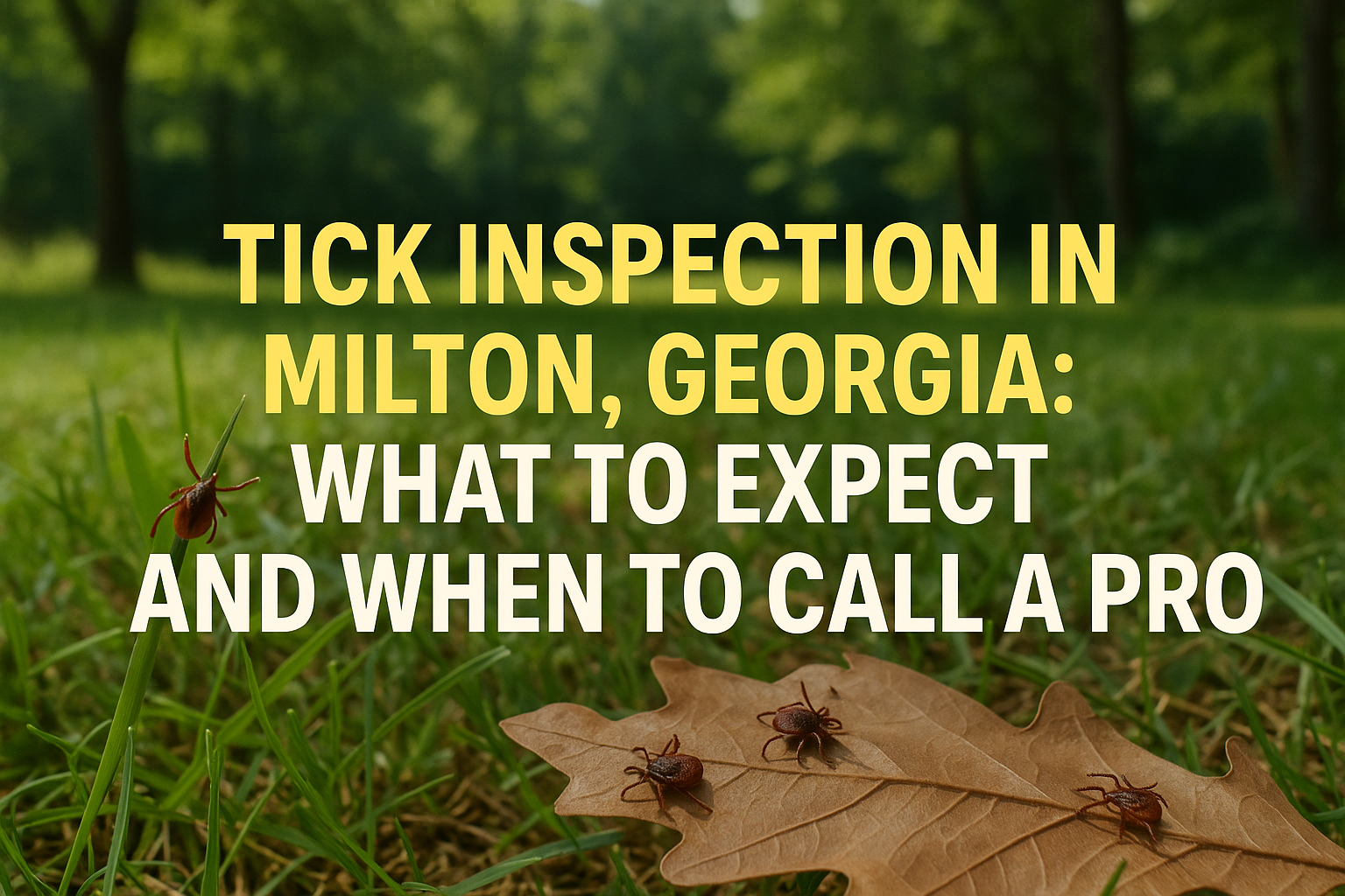 Tick Inspection in Milton