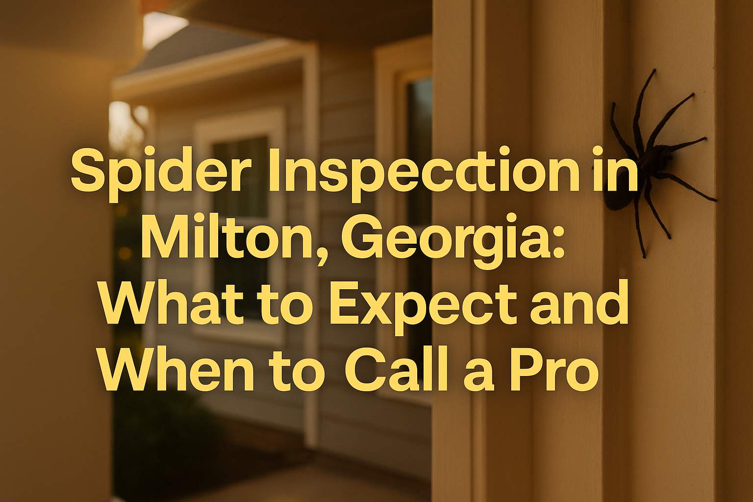 Spider Inspection in Milton