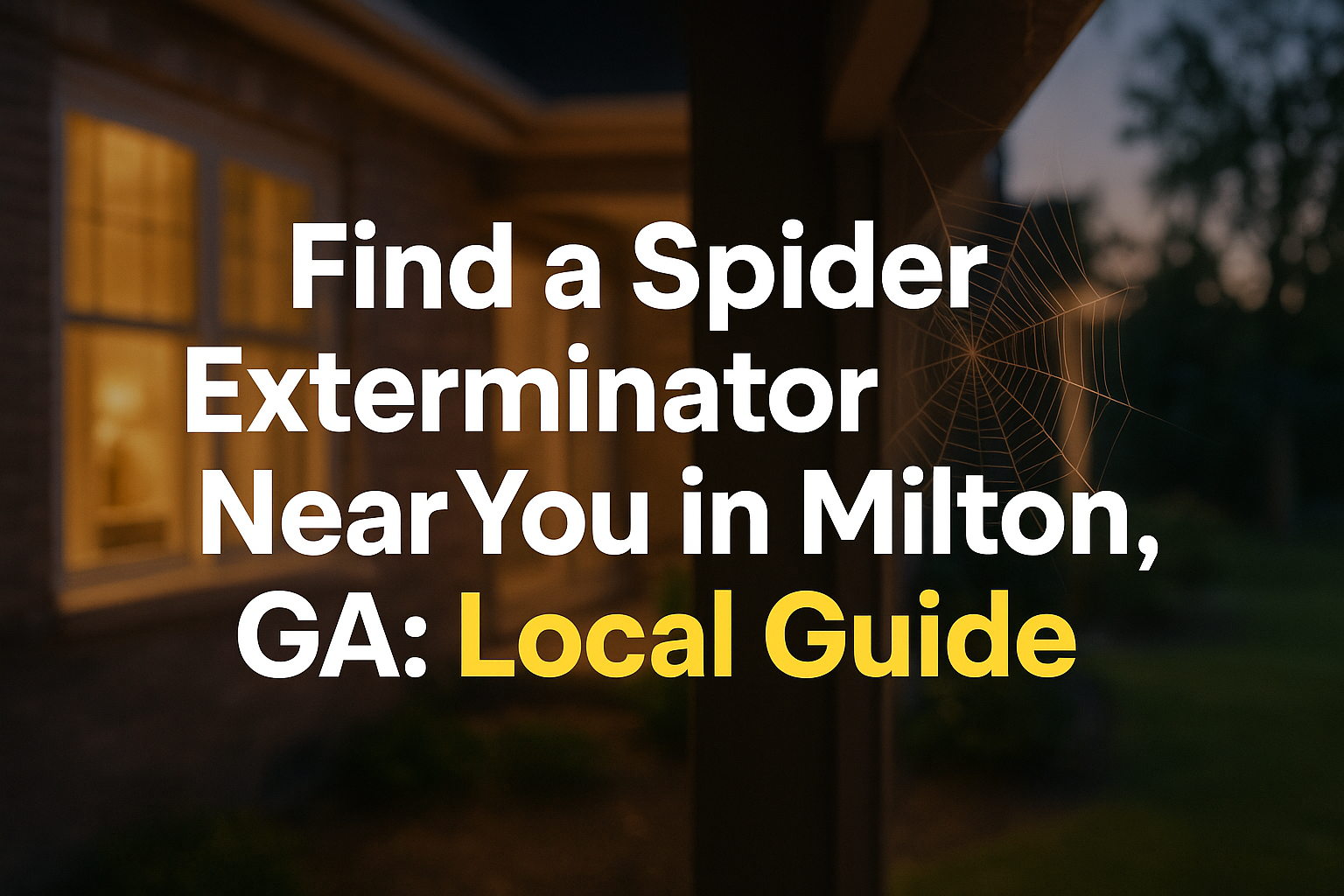 Spider Exterminator