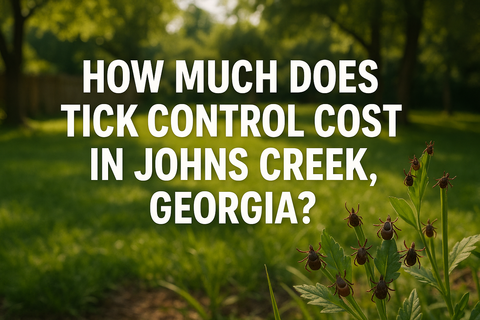 Tick Control Cost in Johns Creek, Georgia