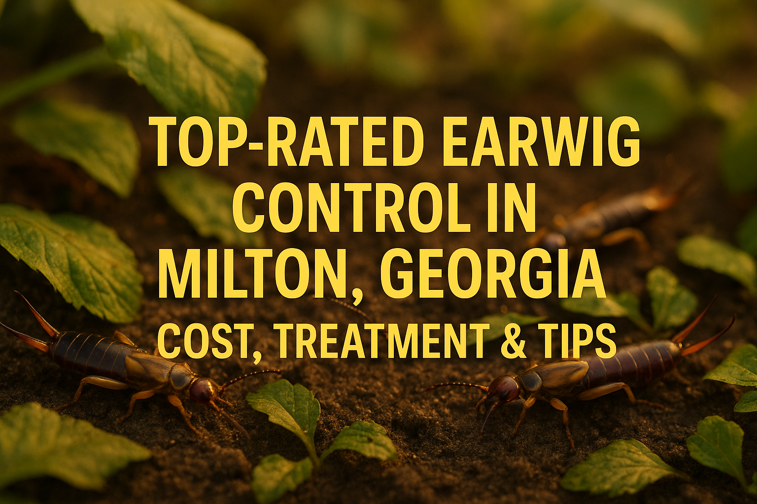 Top Rated Earwig Control in Milton, Georgia