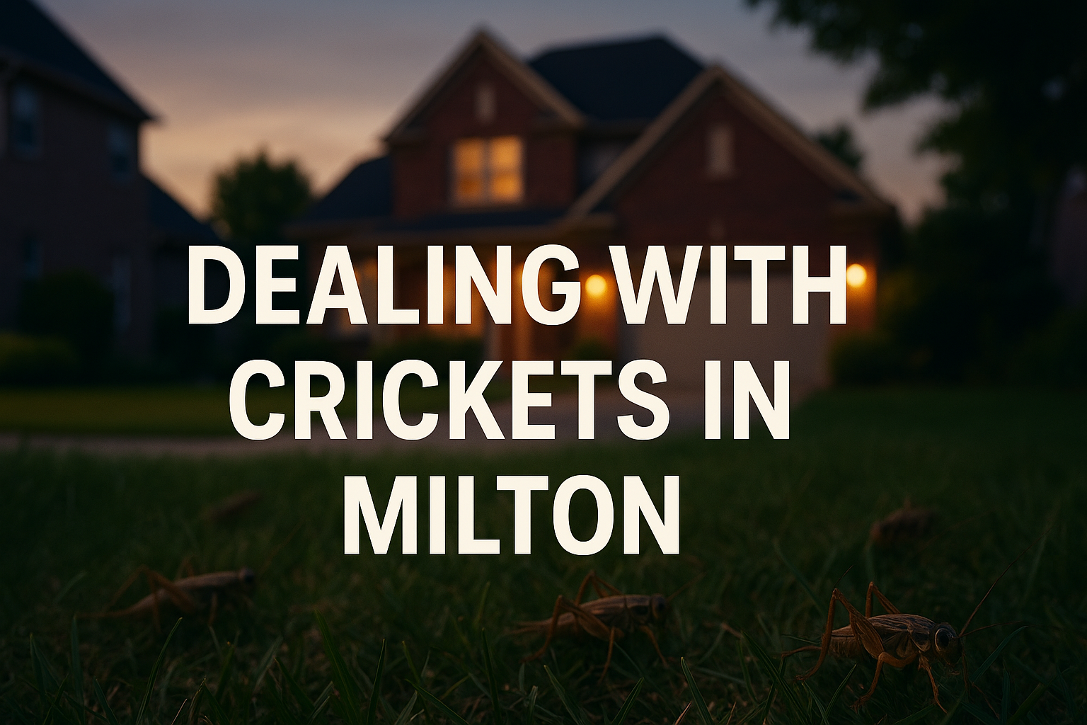Cricket Exterminator Near Me in Milton, GA