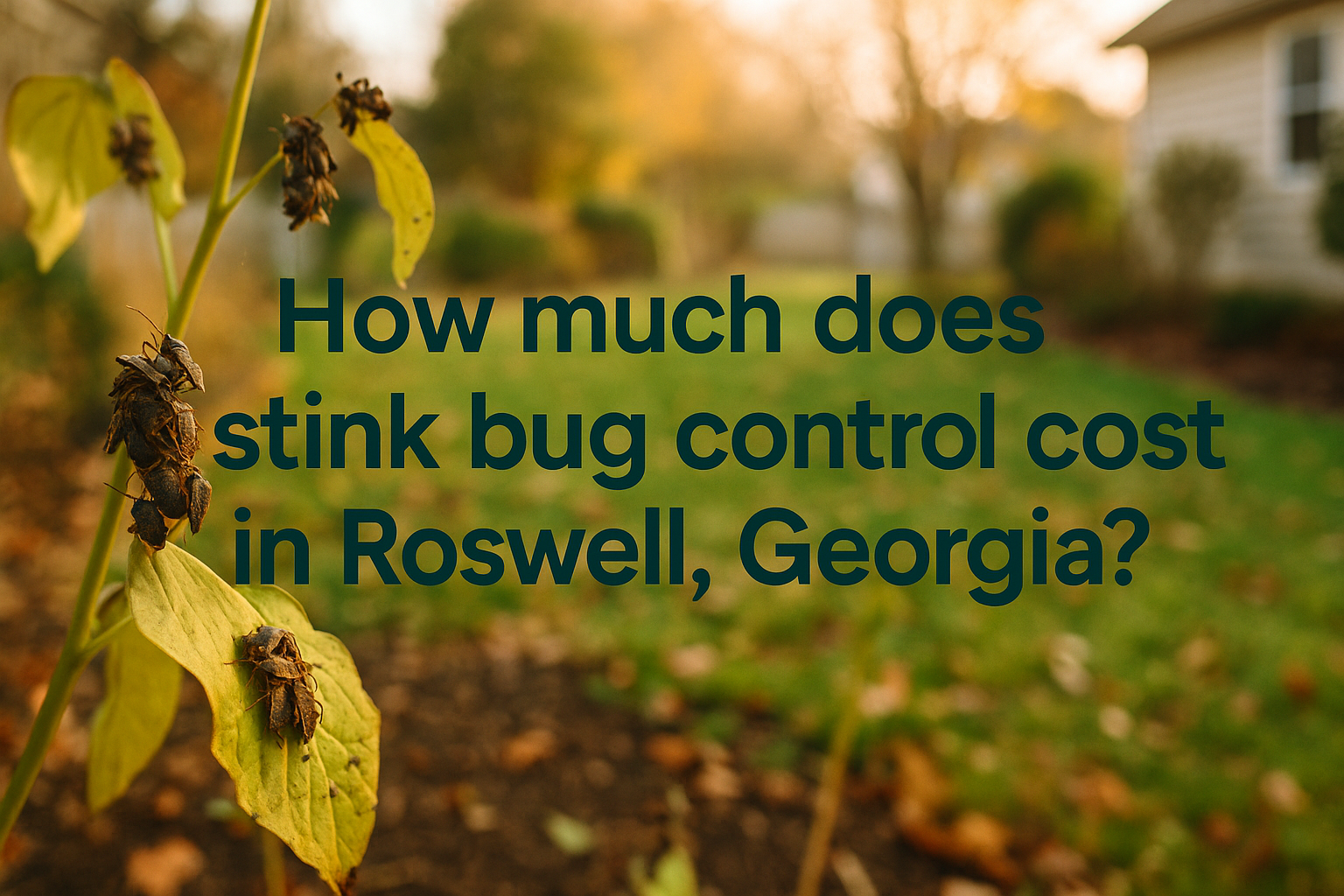 Stink Bug Control Cost in Roswell, Georgia