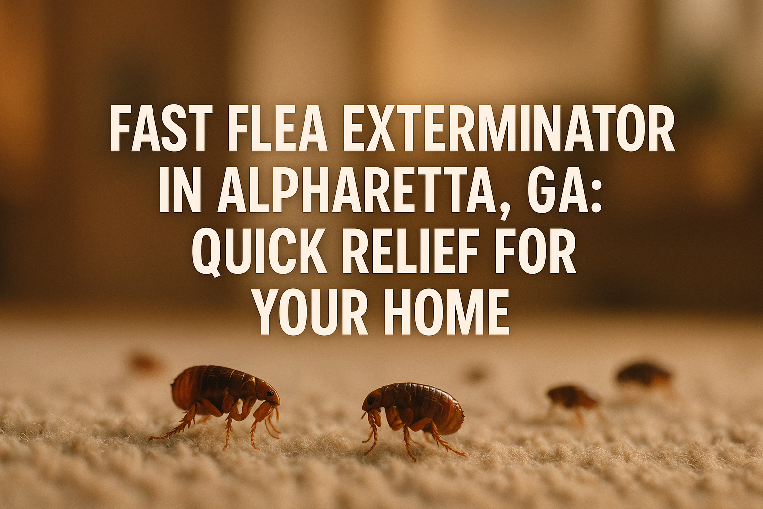 Fast Flea Exterminator in Alpharetta, GA