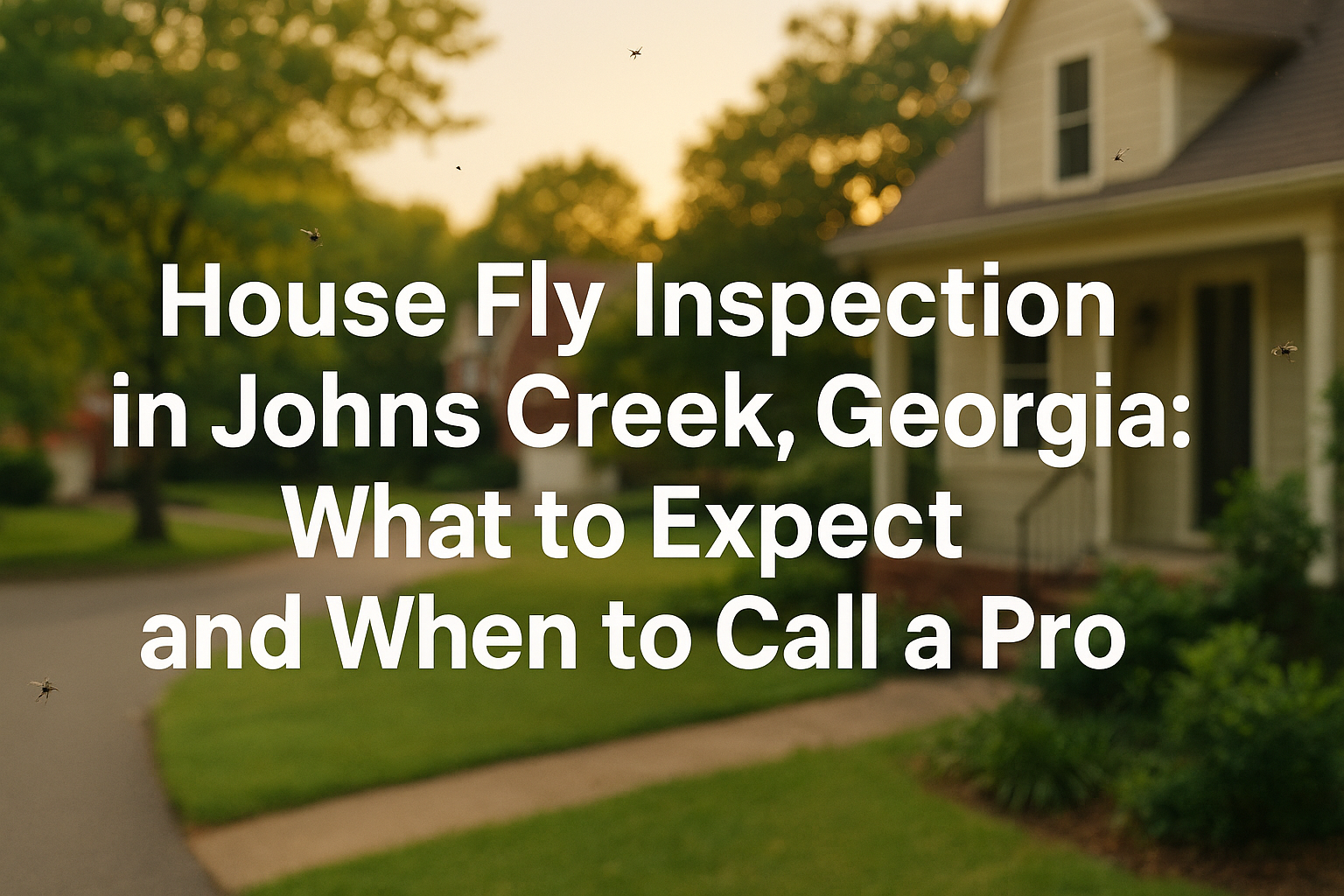 House Fly Inspection in Johns Creek, Georgia