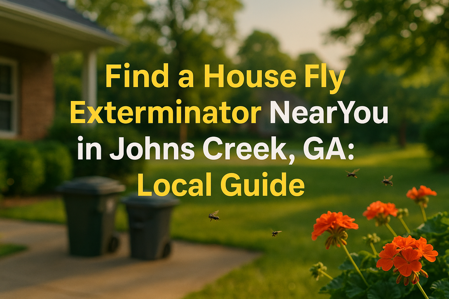 House Fly Exterminator Near You in Johns Creek, GA