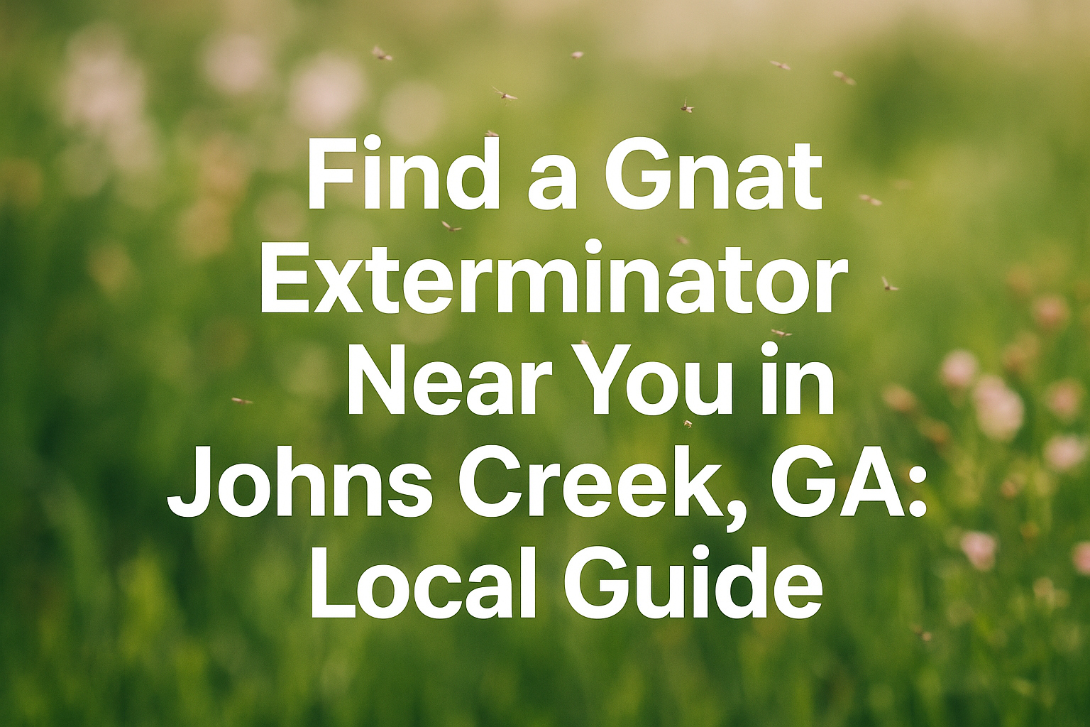 Local Gnat Exterminator Treating Kitchen Drain in Johns Creek Home