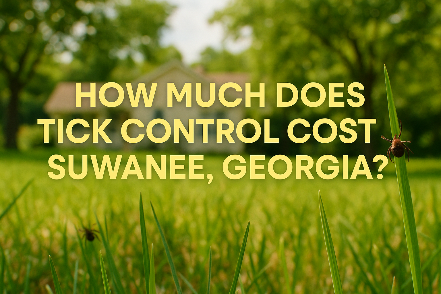 Tick Control Cost in Suwanee, Georgia