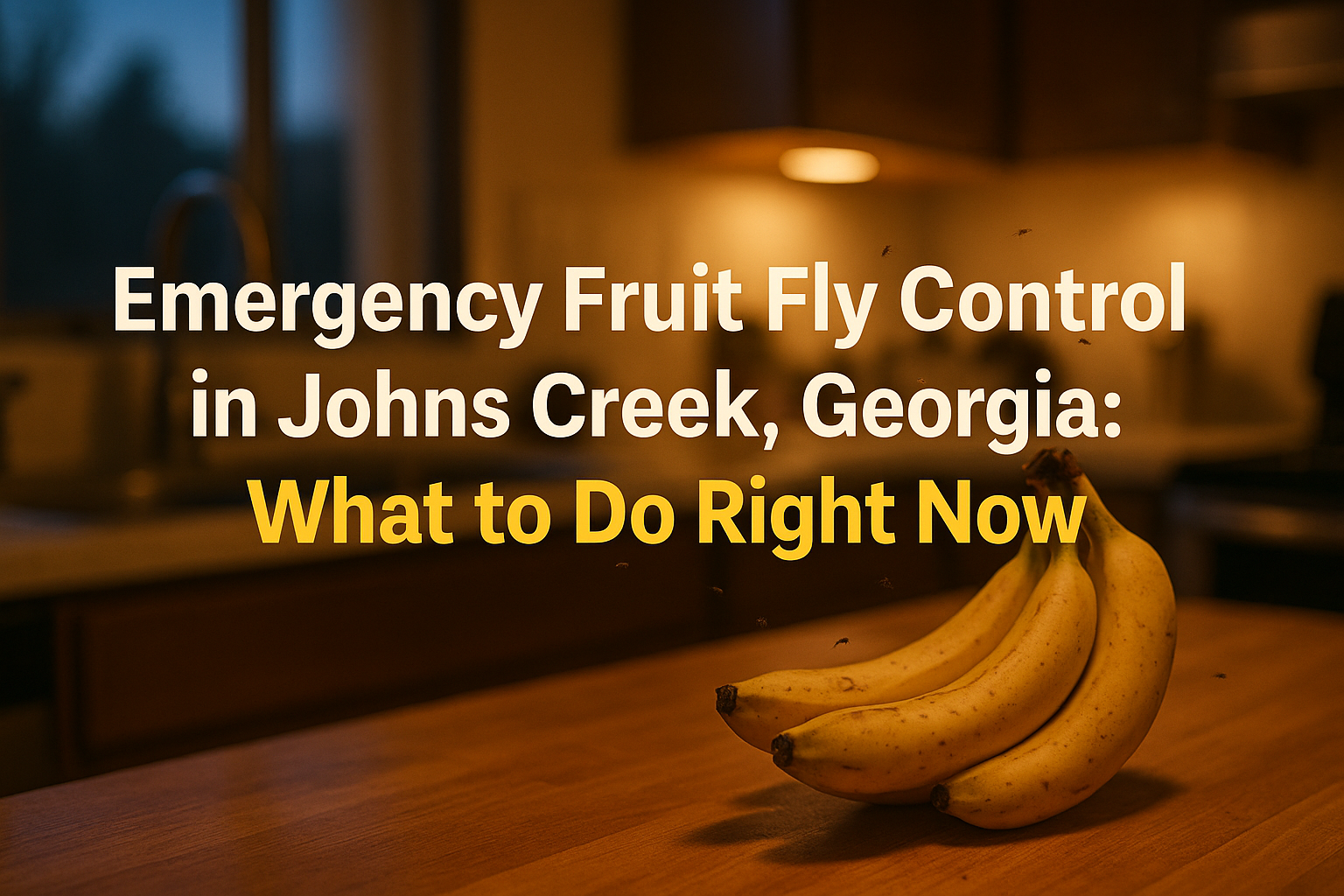 Emergency Fruit Fly Control in Johns Creek, Georgia