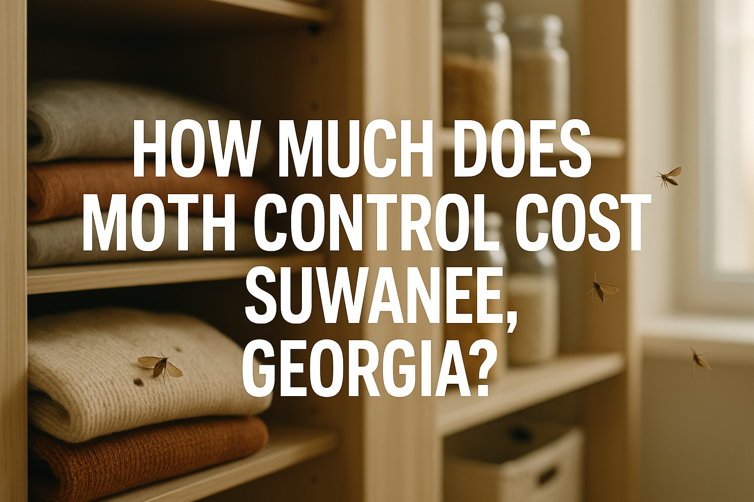 Moth Control Cost in Suwanee, Georgia