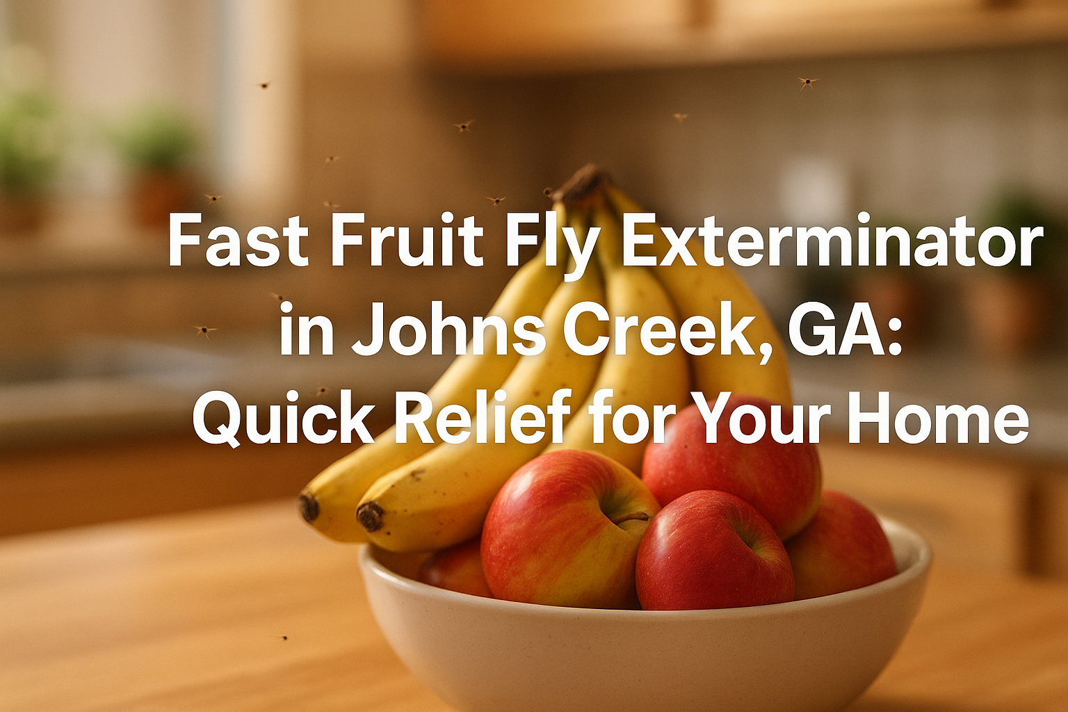 Fast Fruit Fly Exterminator in Johns Creek, GA