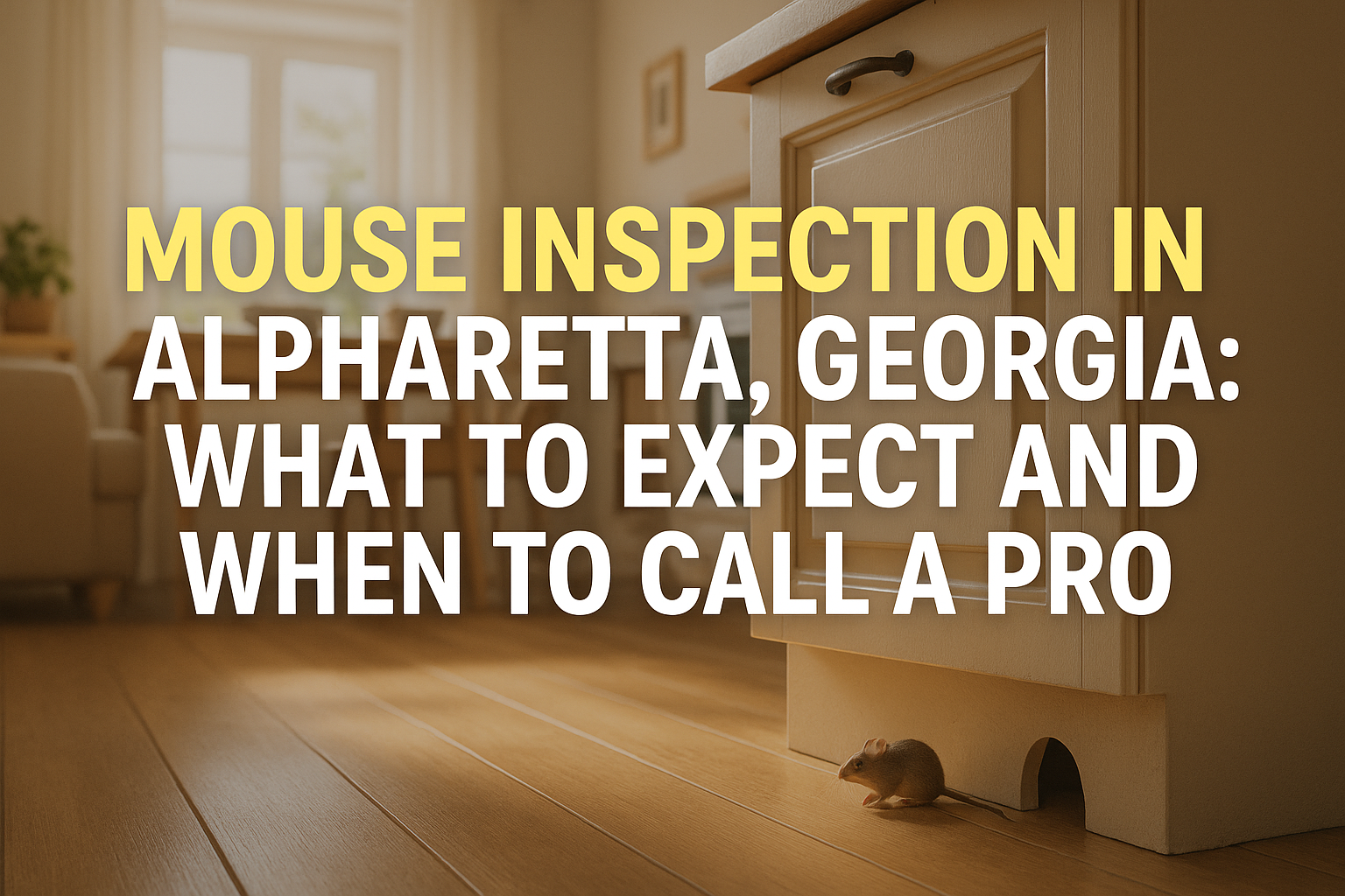 Mouse Inspection in Alpharetta, Georgia