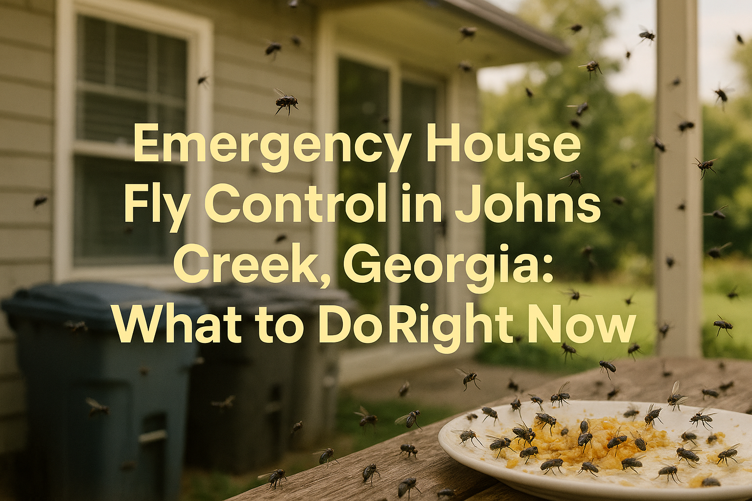 Emergency House Fly Control in Johns Creek, Georgia