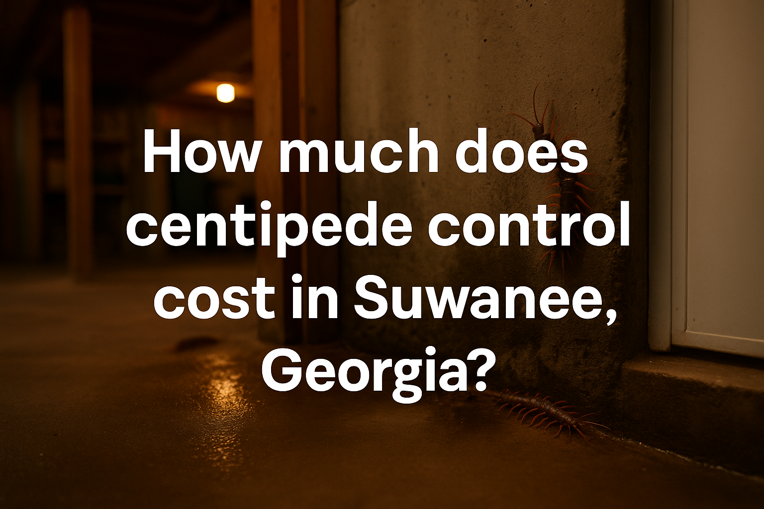 Centipede Control Cost in Suwanee, Georgia