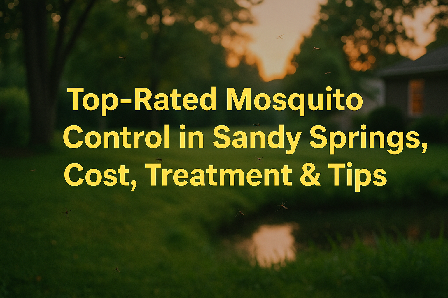 Mosquito Control in Sandy Springs, Georgia