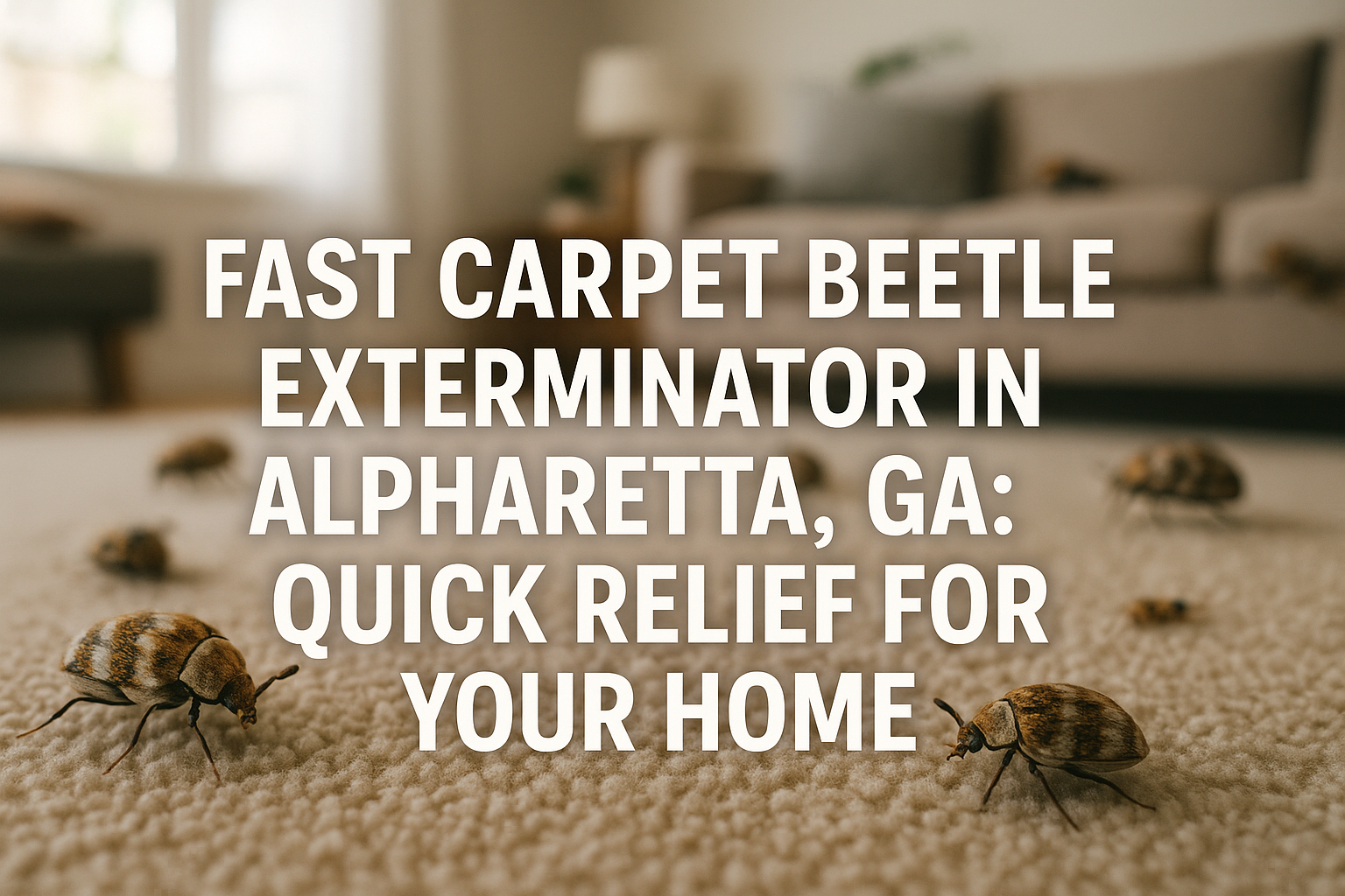 Fast Carpet Beetle Exterminator in Alpharetta, GA