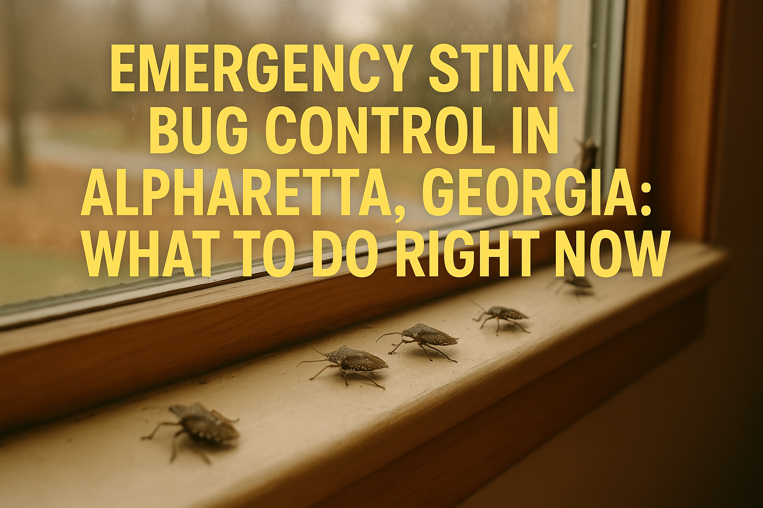 Emergency Stink Bug Control in Alpharetta, Georgia