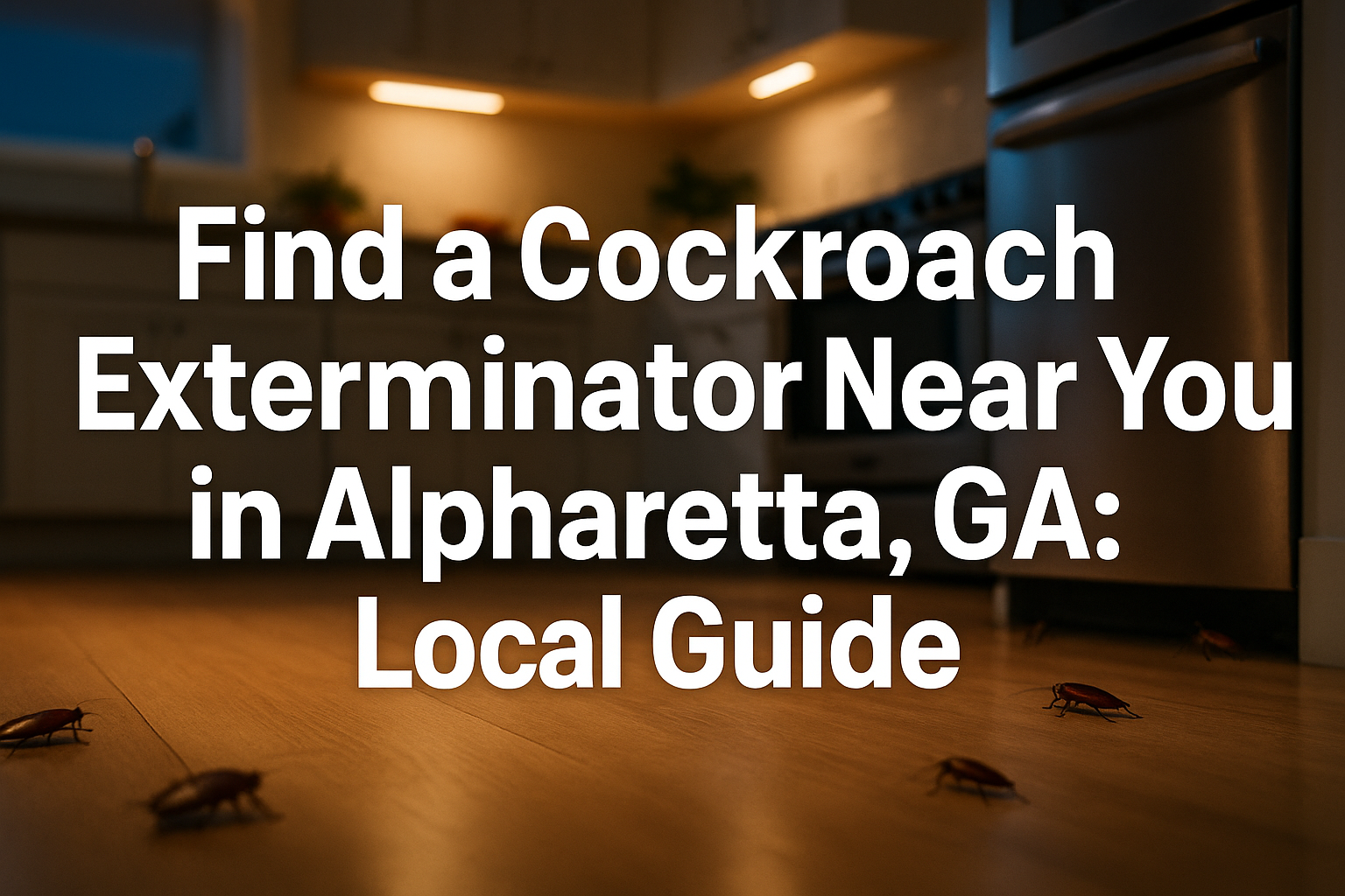 Find a Cockroach Exterminator Near You in Alpharetta, GA: Local Guide