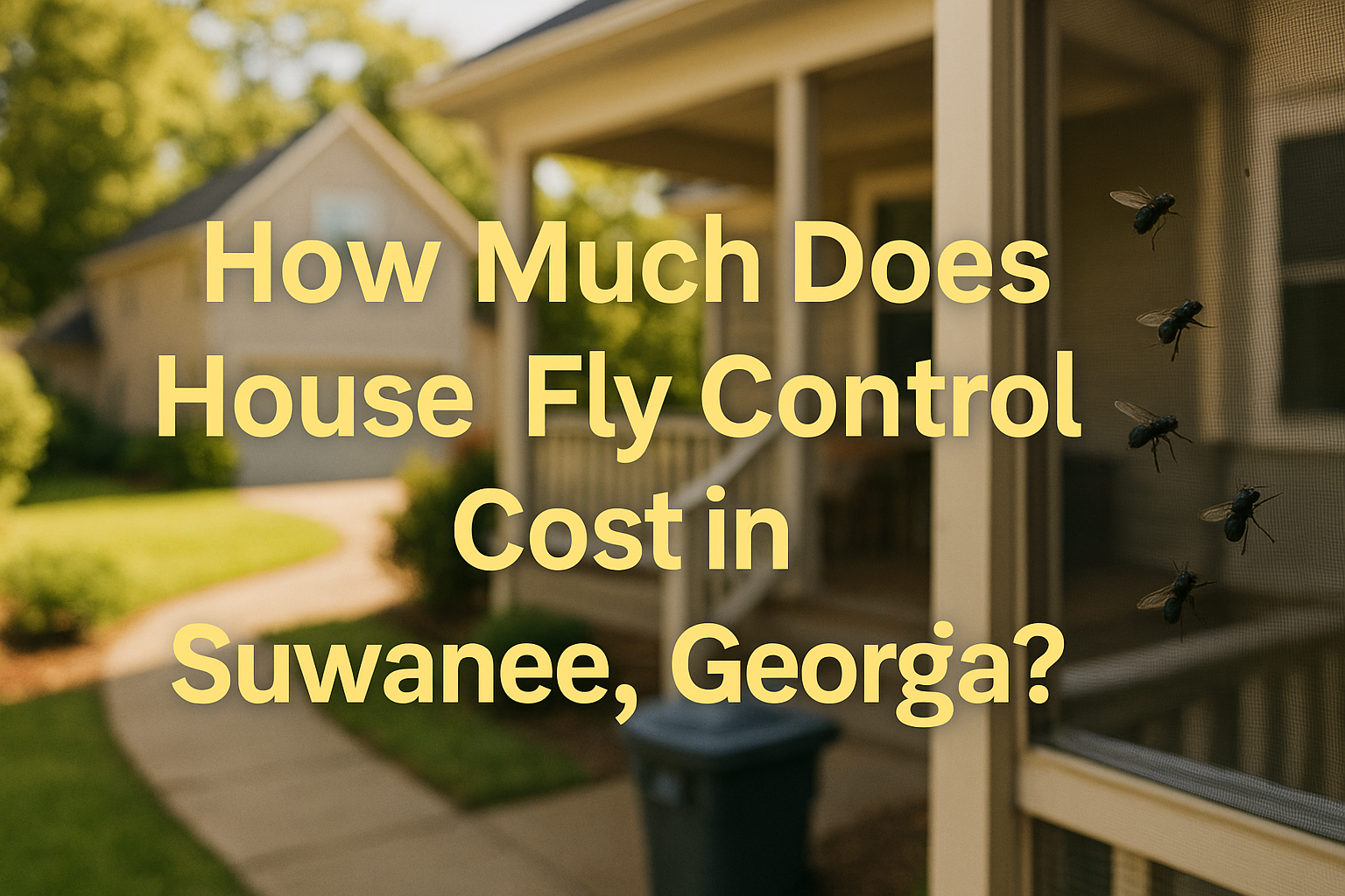 House Fly Control Cost in Suwanee, Georgia