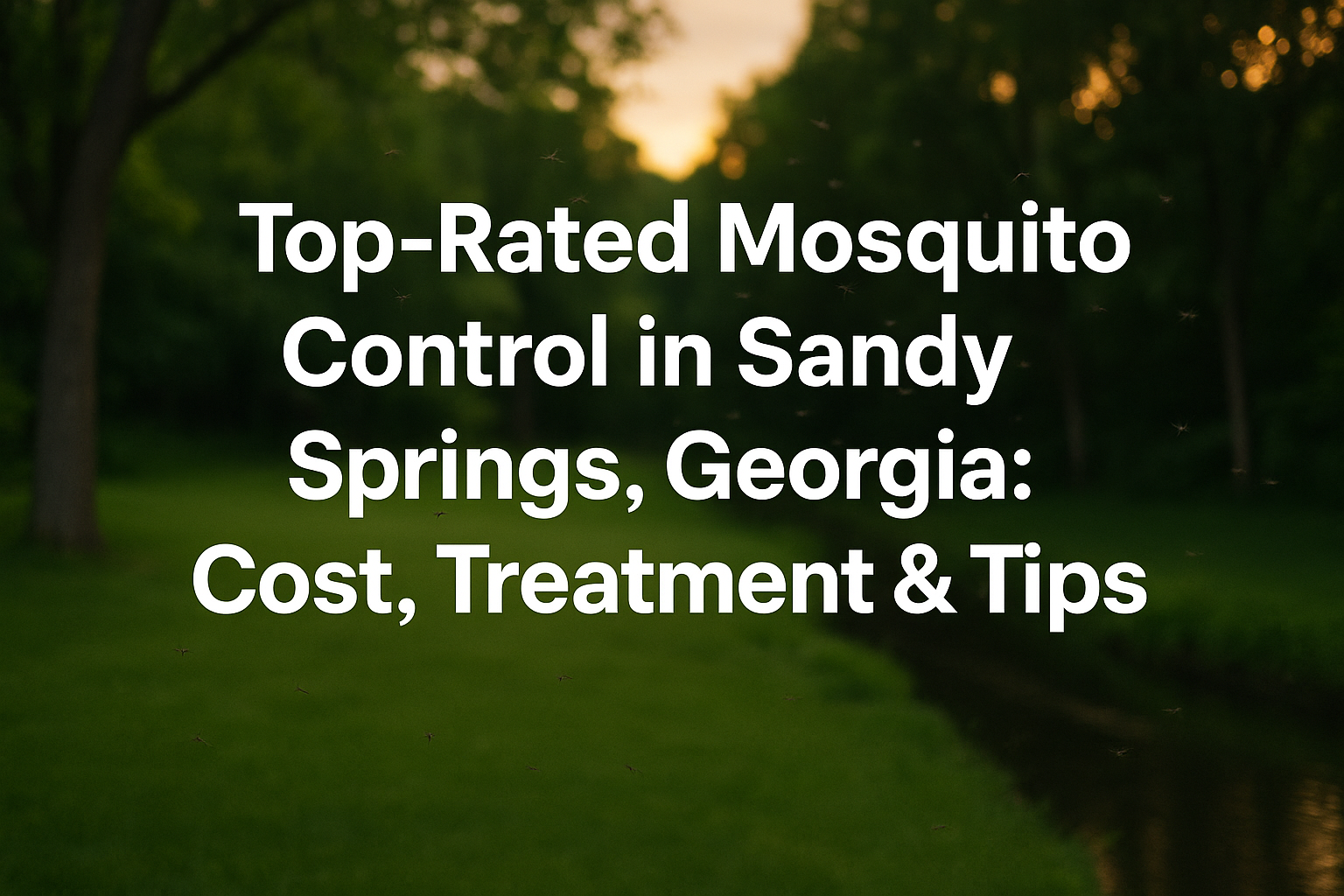 Top Rated Mosquito Control in Sandy Springs, Georgia