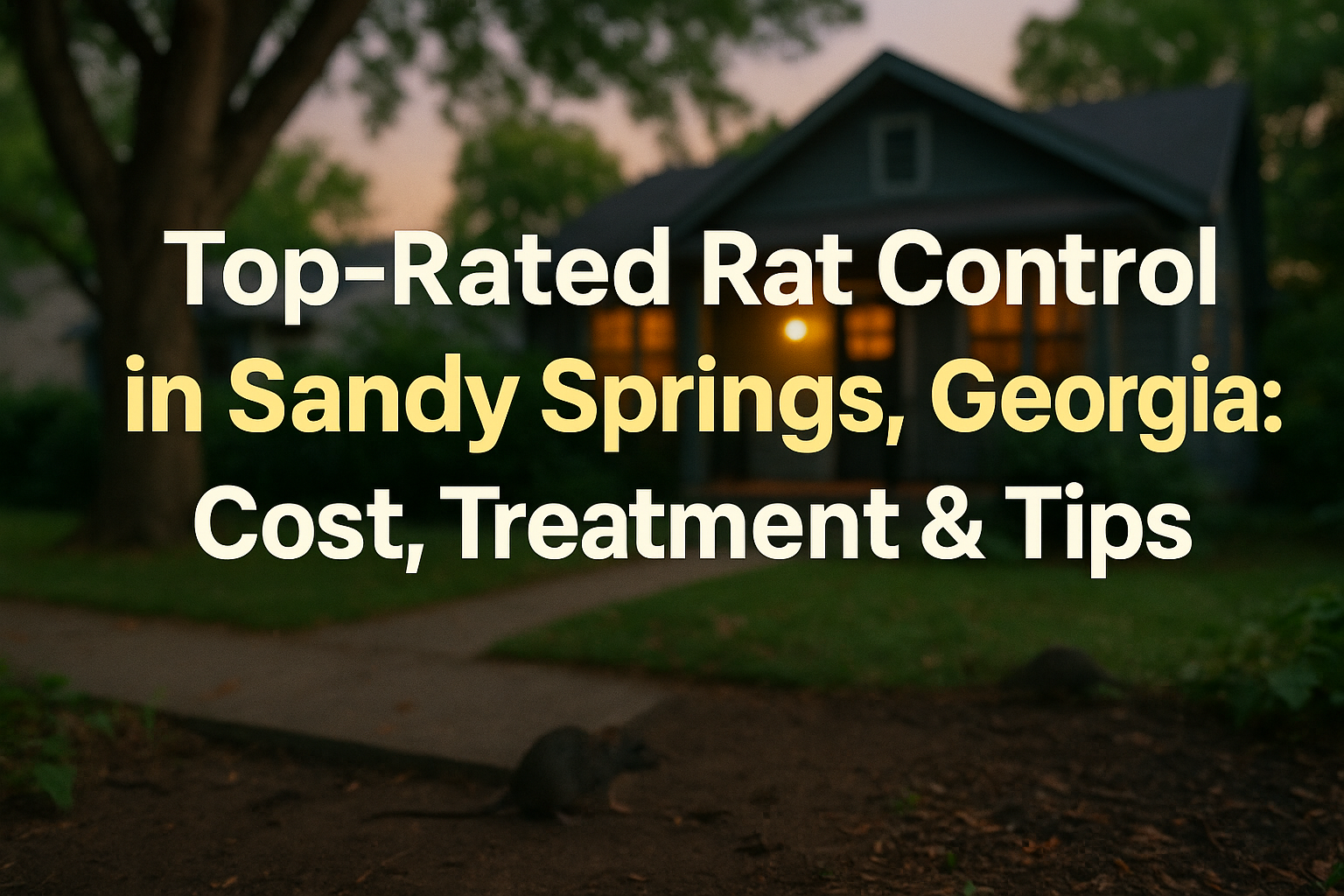 Top Rated Rat Control in Sandy Springs, Georgia