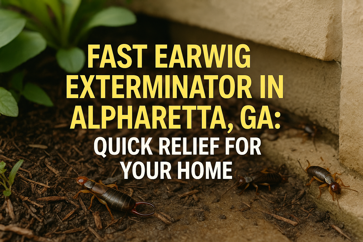 Fast Earwig Exterminator in Alpharetta, GA