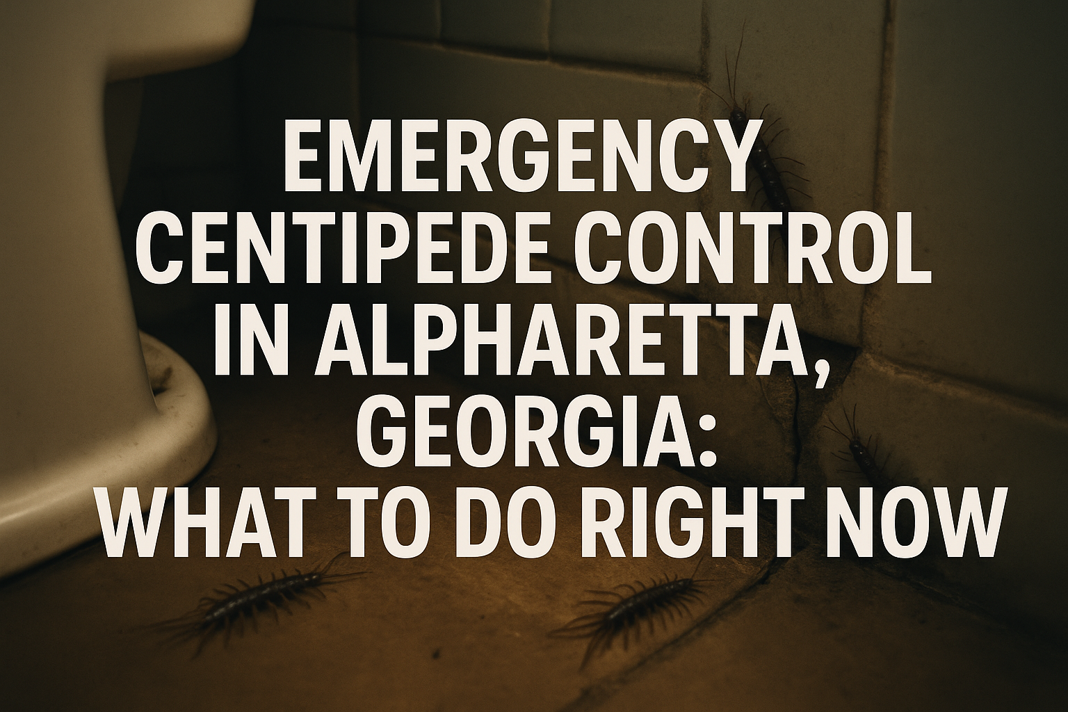 Emergency Centipede Control in Alpharetta, Georgia