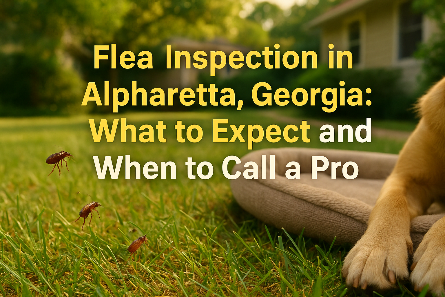 Flea Inspection in Alpharetta, Georgia