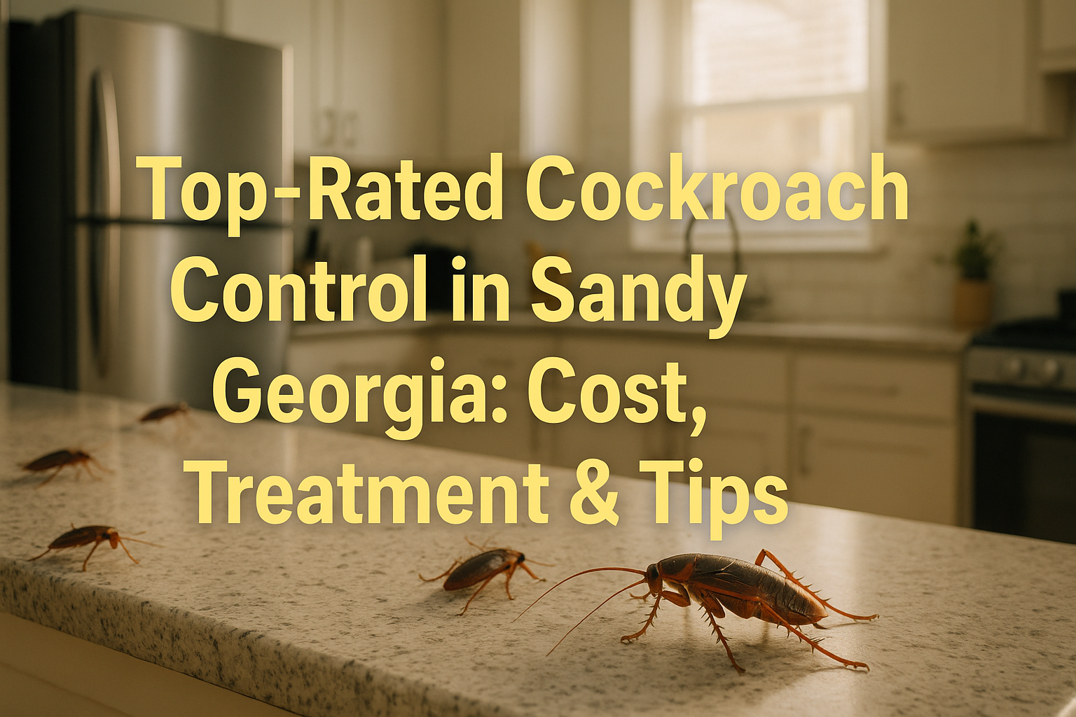Top rated cockroach control in Sandy Springs GA for home kitchen infestation