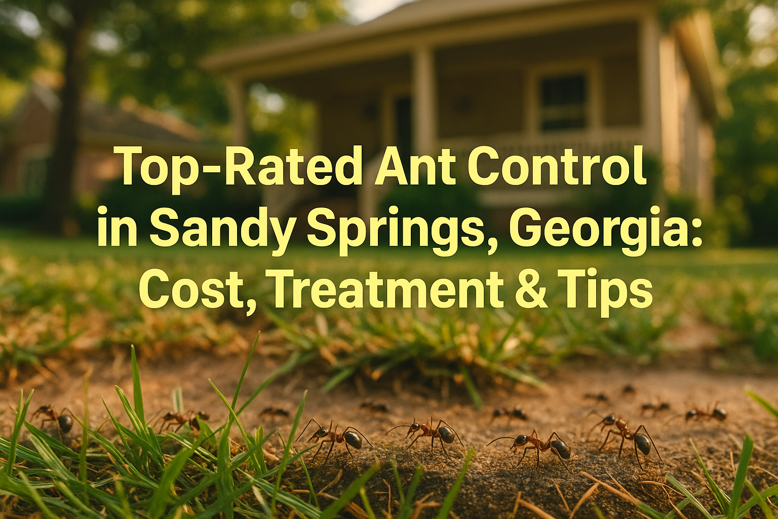 Top Rated Ant Control in Sandy Springs, Georgia