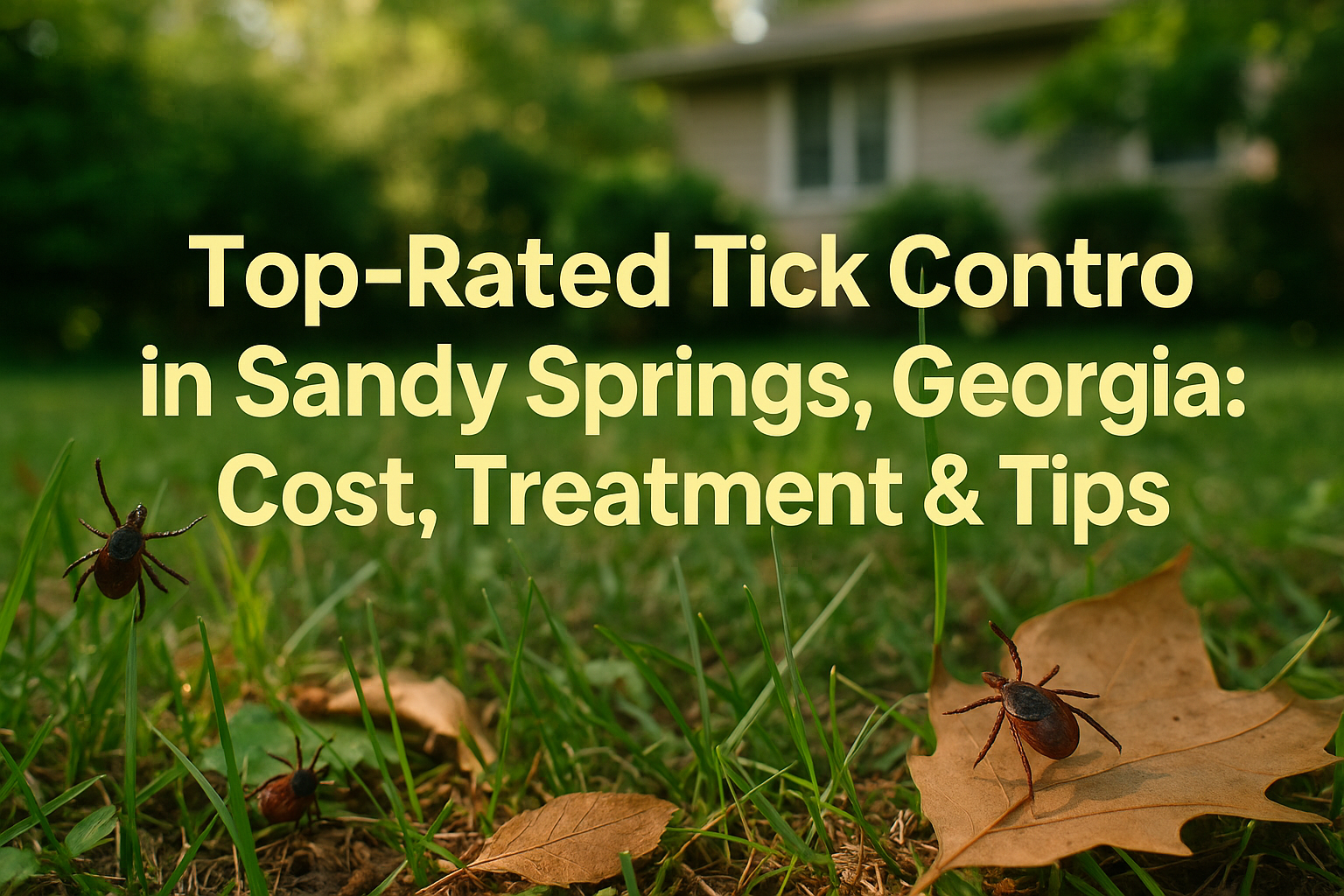 Tick Control in Sandy Springs, Georgia