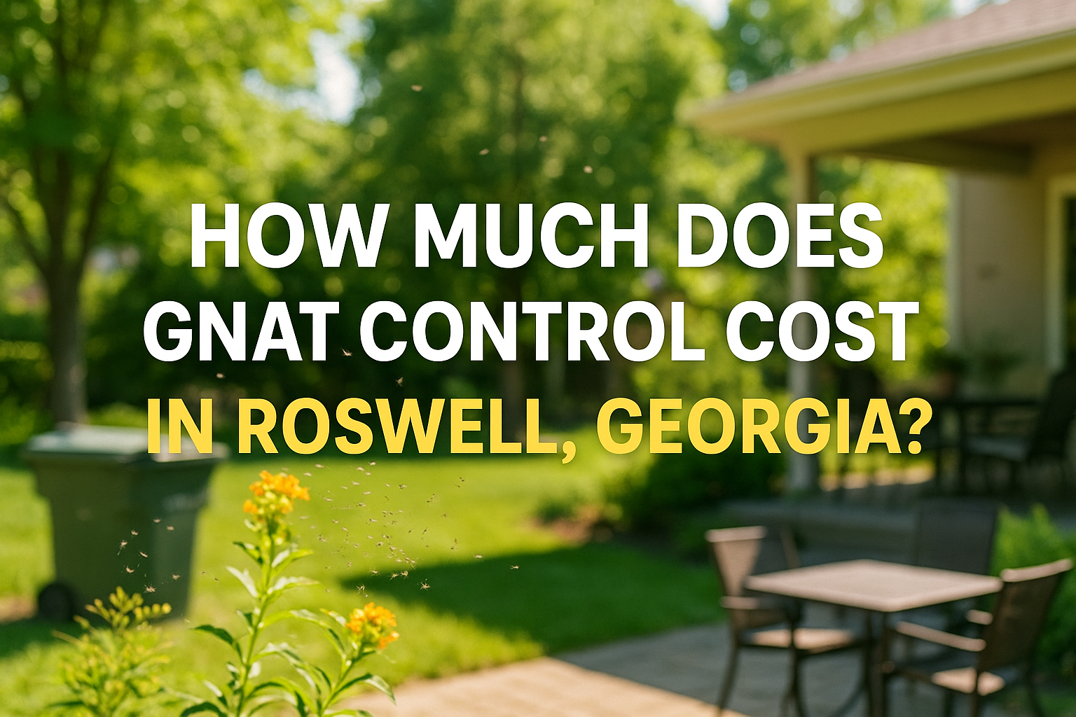 Gnat Control Cost in Roswell, Georgia