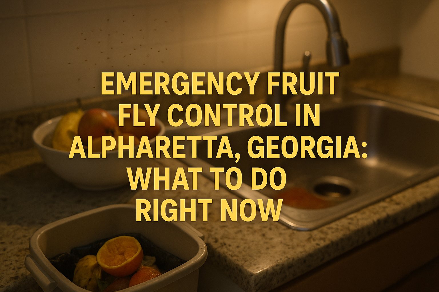 Emergency Fruit Fly Control in Alpharetta, Georgia