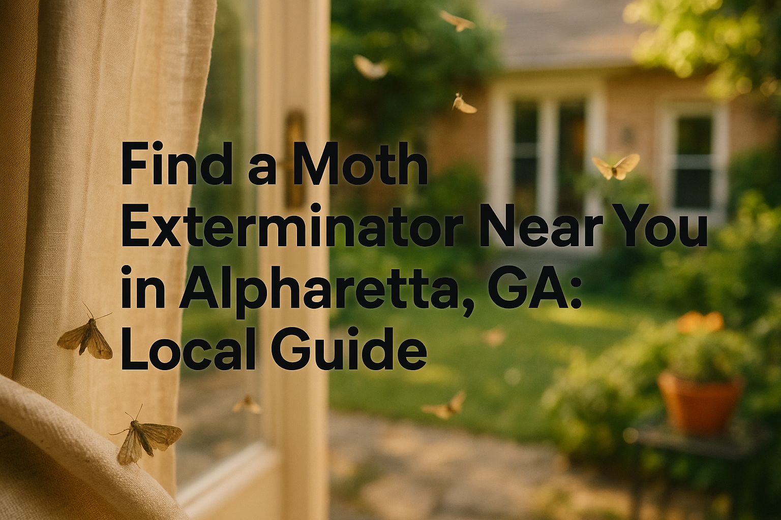 Find a Moth Exterminator Near You in Alpharetta, GA: Local Guide
