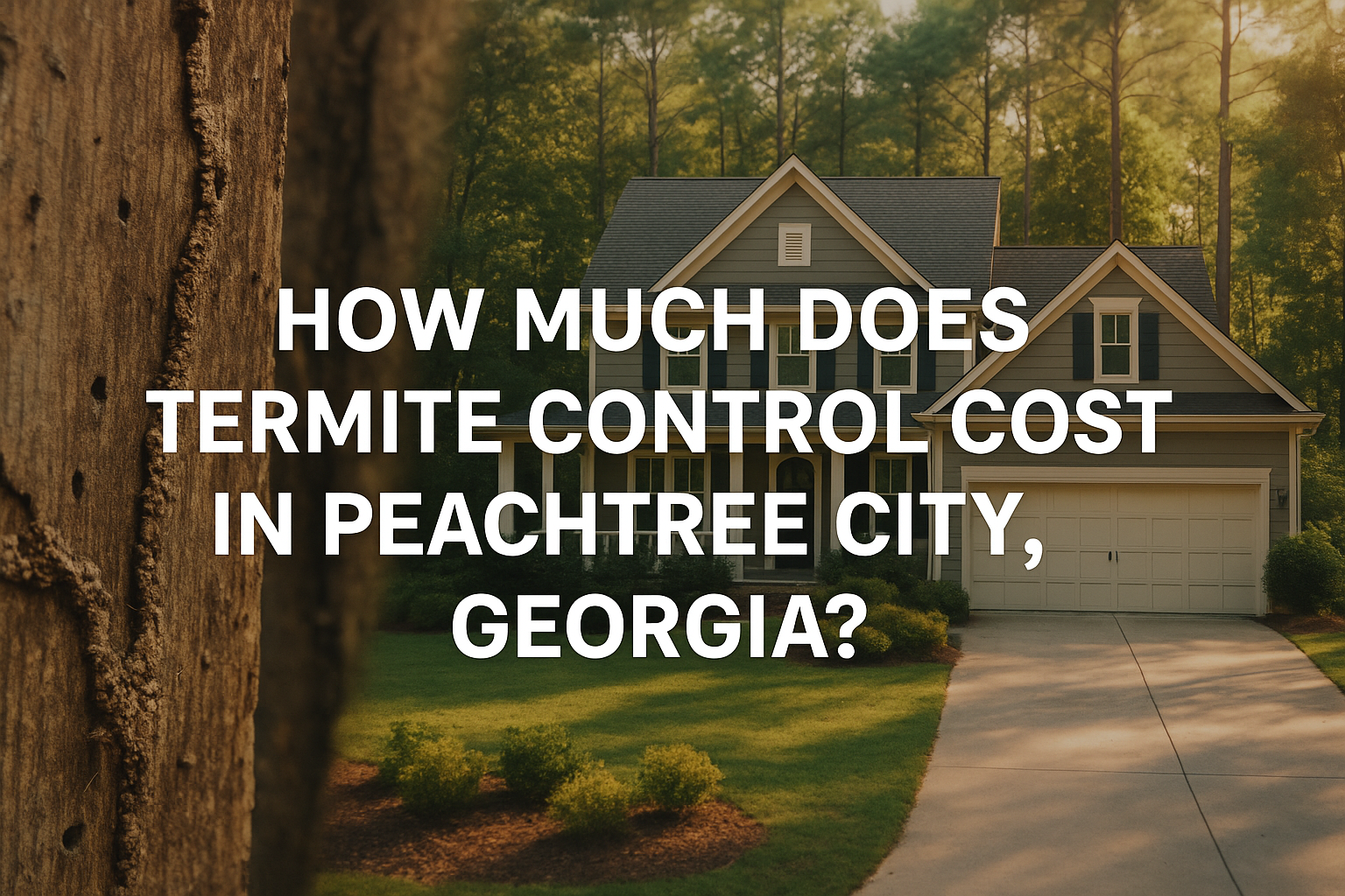 Termite Control Cost in Peachtree City, Georgia