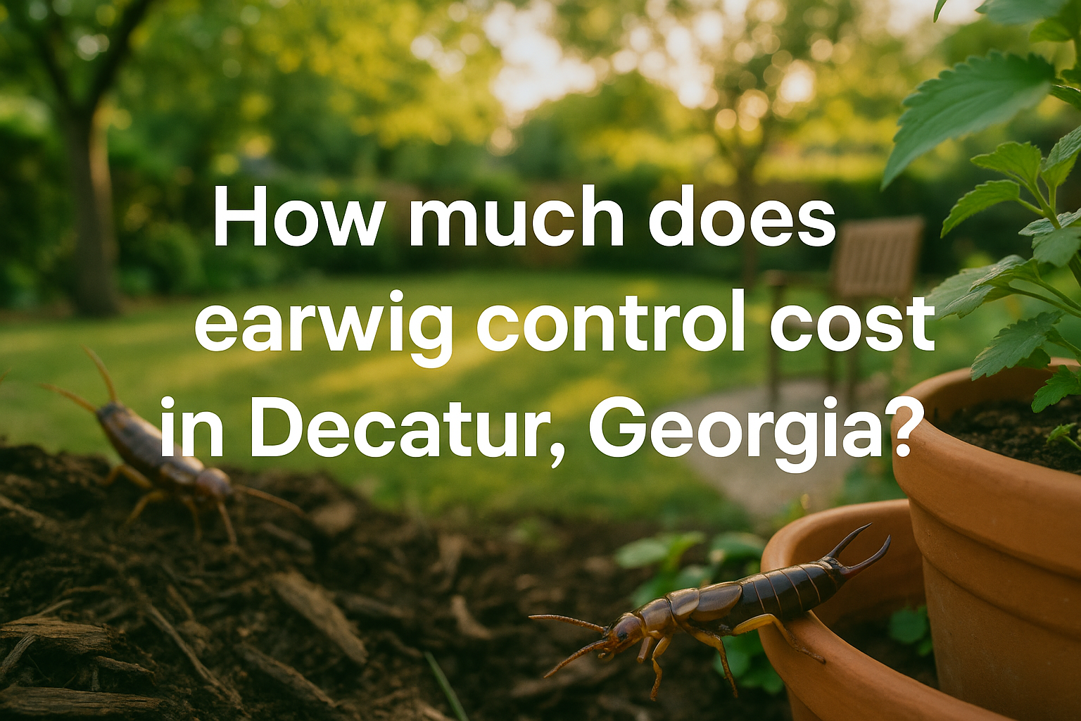 Earwig Control Cost in Decatur, Georgia