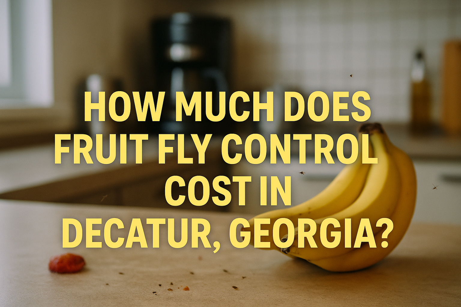 Fruit Fly Control Cost in Decatur, Georgia