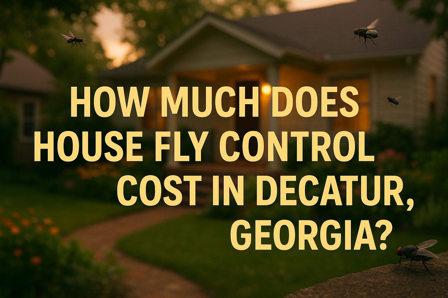 House Fly Control Cost in Decatur, Georgia