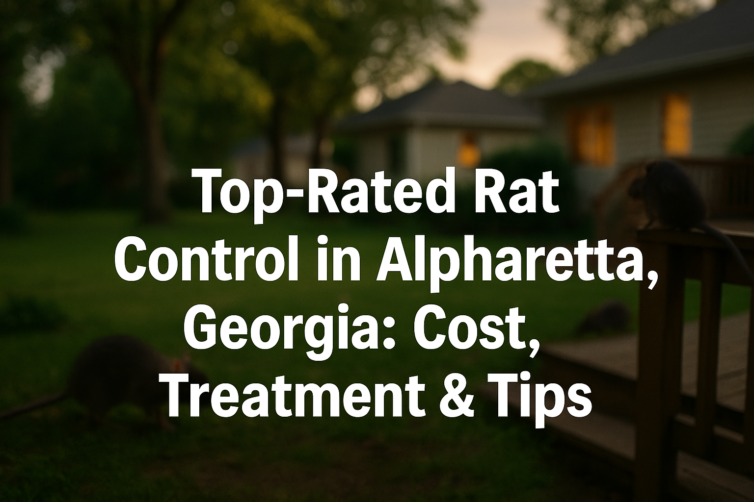 Rat Control in Alpharetta, Georgia