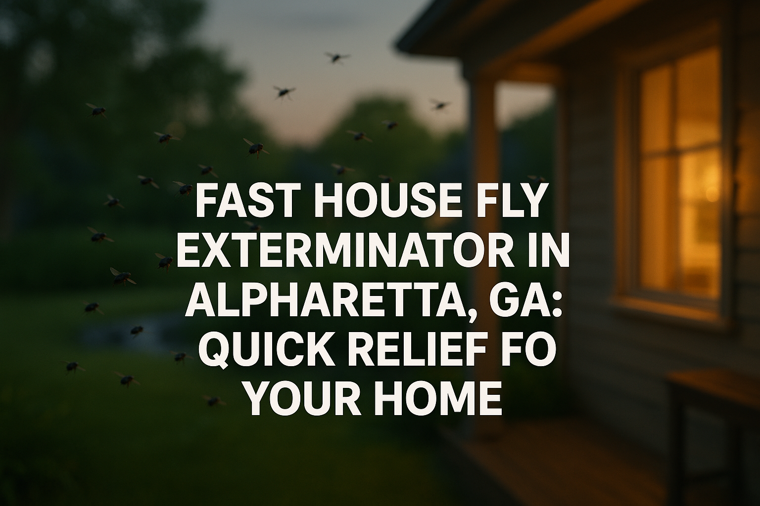 House Fly Exterminator in Alpharetta, GA