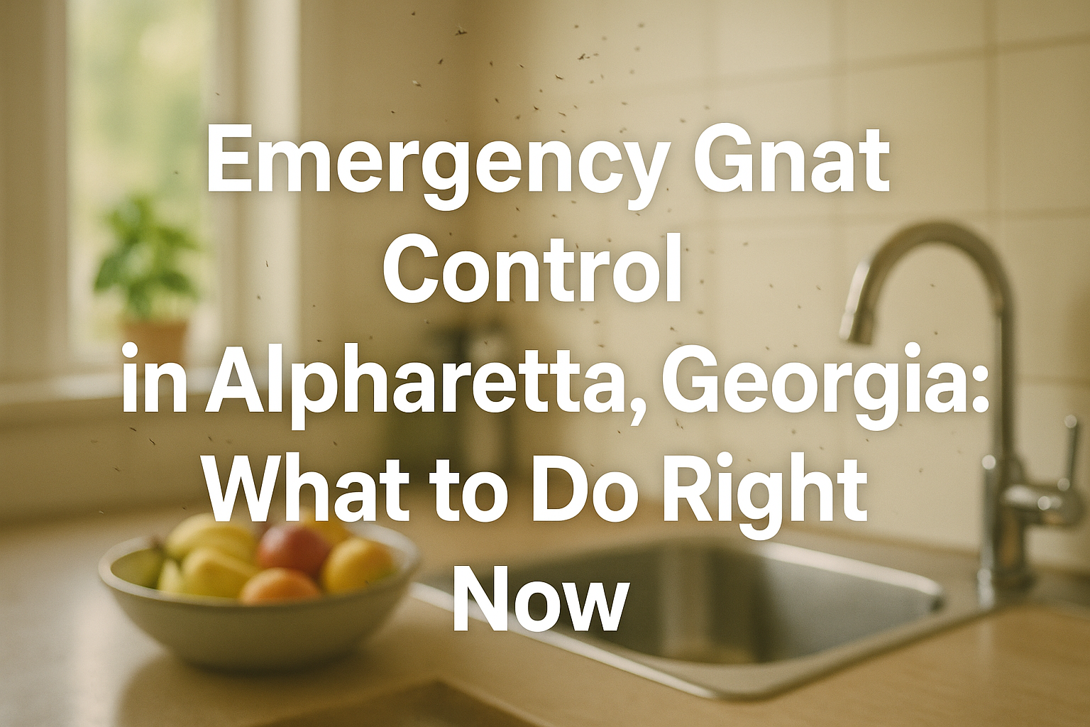 Emergency Gnat Control in Alpharetta, Georgia