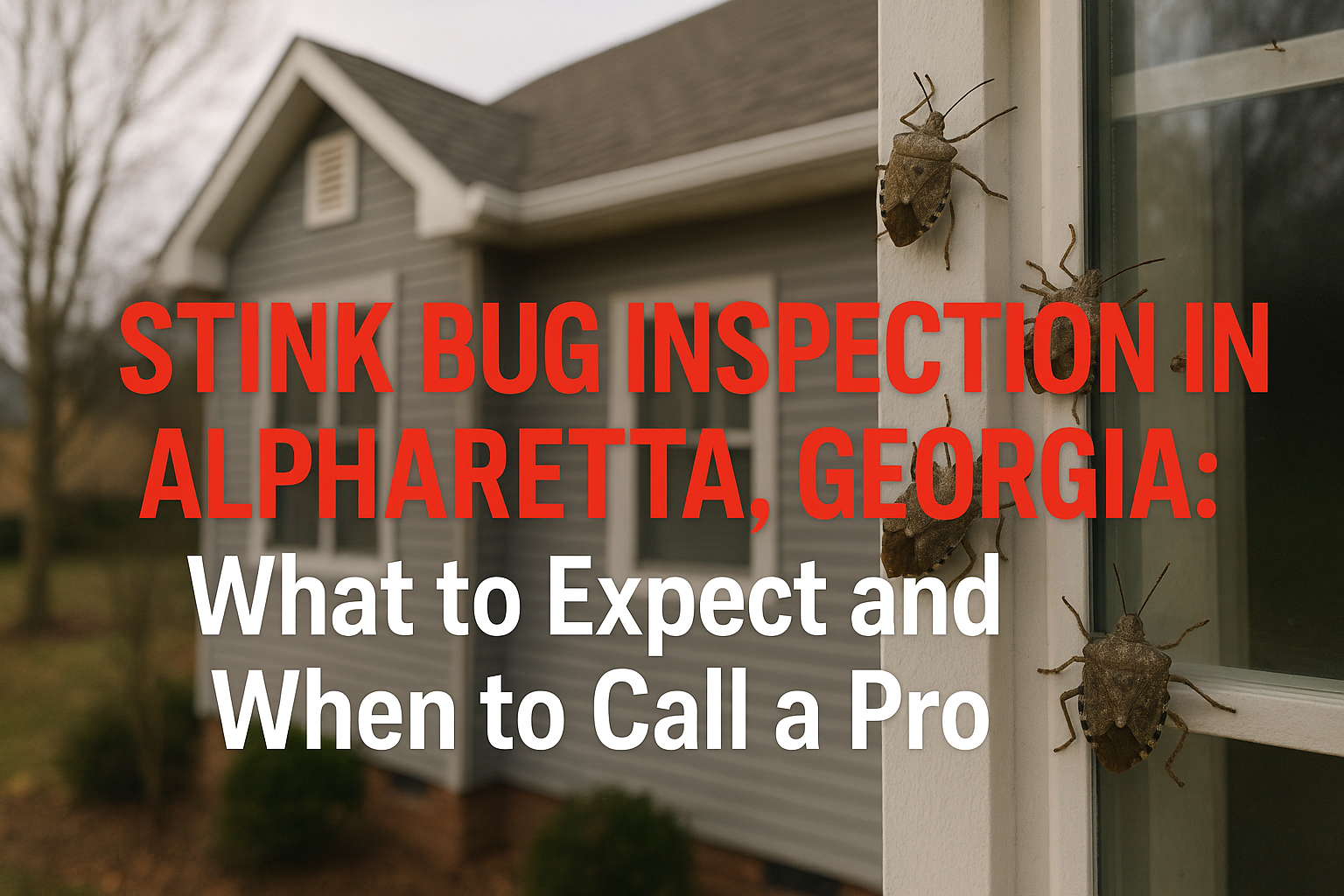 Stink Bug Inspection in Alpharetta, Georgia