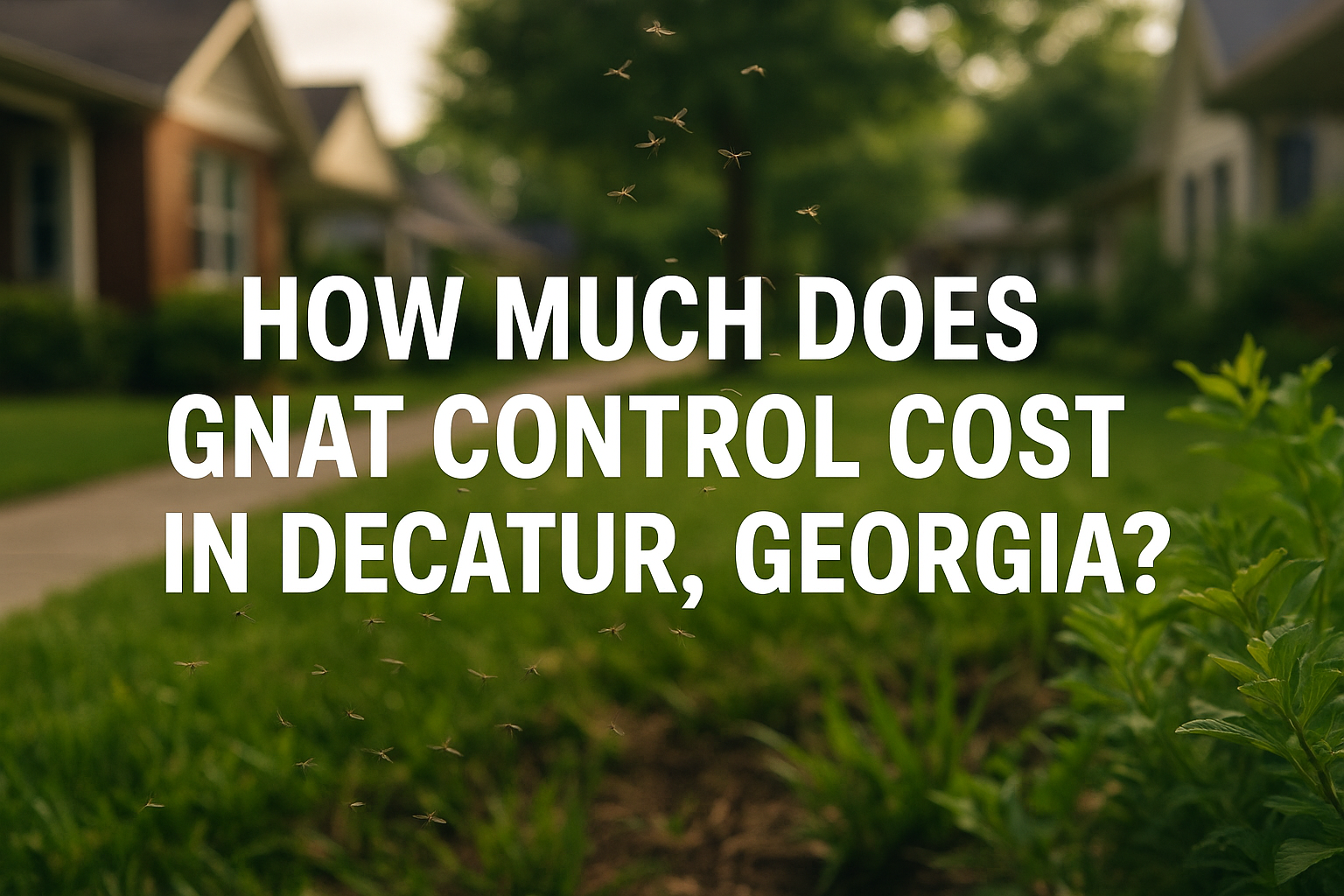 Gnat Control Cost in Decatur, Georgia