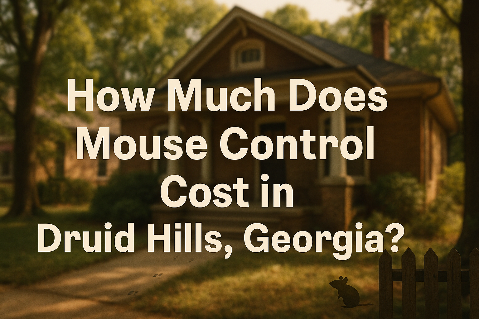 Mouse Control Cost in Druid Hills, Georgia