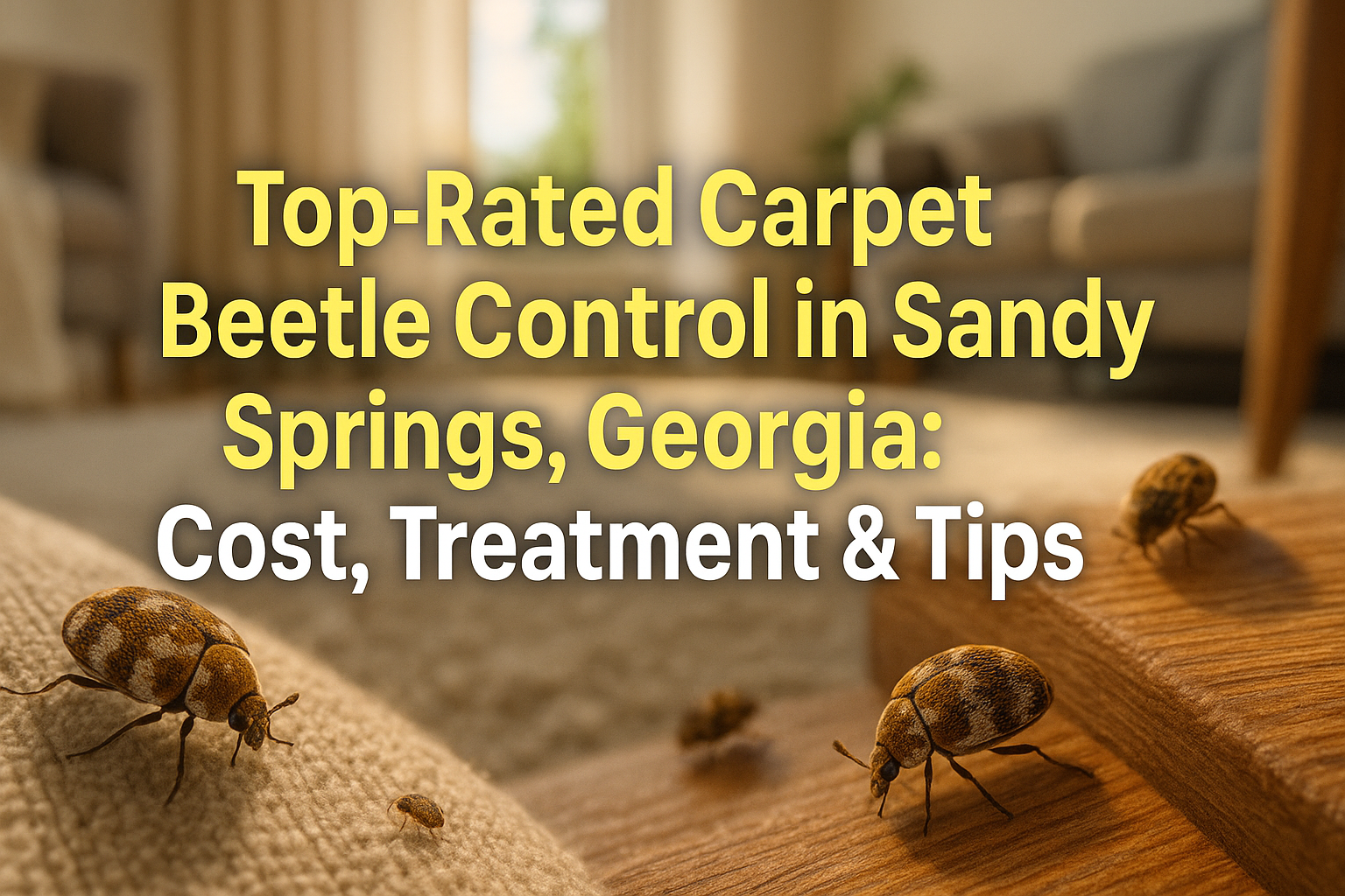 Carpet Beetle Control in Sandy Springs, Georgia